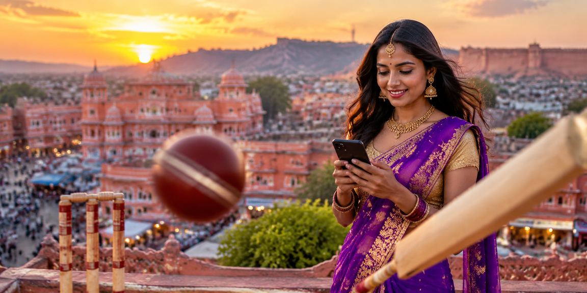 Night-time Aviator game session on mobile device in Jaipur